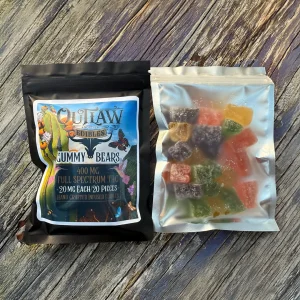 Outlaw Original Gummies 400 MG Total THC/20 MG Each