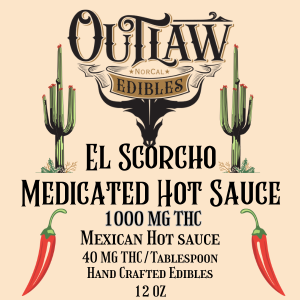 “El Scorcho” Mexican Hot Sauce, 1000 MG Total