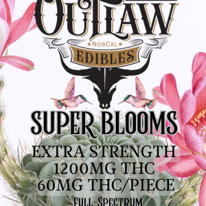 Super Blooms Extra Strength 1200 MG Gummies Total, 60 MG/gummy