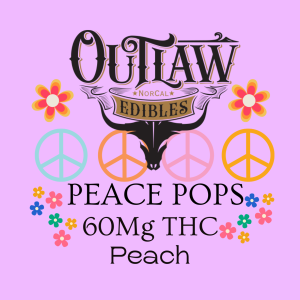 Peace Pops 240 MG Total, 60MG/lollipop